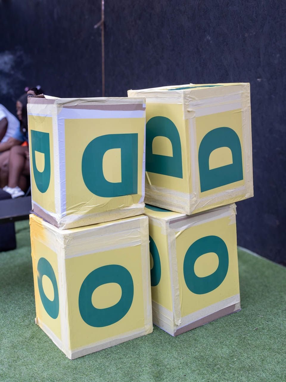 Reusable DODO Festival play blocks
